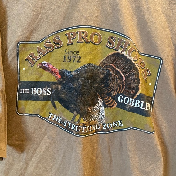 Bass Pro Shops Tan Graphic Tee - Picture 2 of 3